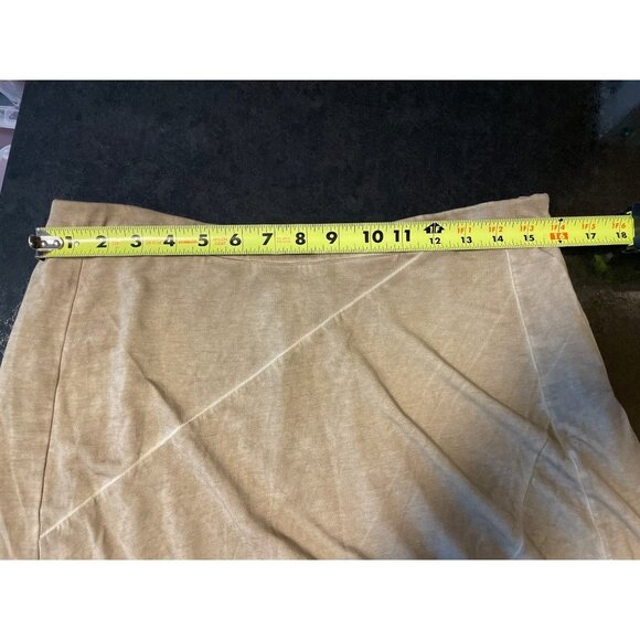 Chico's Meagan Tan Pieced Long Pull On Maxi Skirt Sz M - Picture 7 of 10